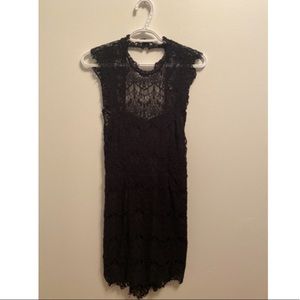 Free People black lace dress